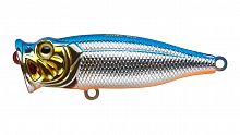 Воблер Поппер Strike Pro Pike Pop Mini 45, цвет: 626E Blue Silver OB, (SH-002B#626E)