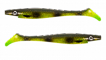 Силиконовая приманка Strike Pro Pig Shad Jr, цвет: Olive Spotted Bullhead, (уп./2шт.), (SP-172C#134)