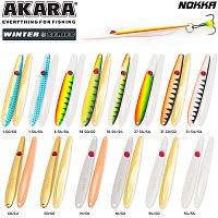 Блесна зим. Akara Ice Nokka 75 10 гр. 31-Sil/Sil