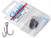 Крючки-тройники Gamakatsu 13NS TREBLE HOOKS BLACK разм. 06 10шт.