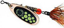 Блесна вращ. Mepps BLACK FURY MOUCHE,  00, Copper/Chartreuse