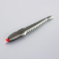 Приманки поролоновые 3D Ex WORM WBlack 12см под офсетный крючок № 1/0, 2/0, 3/0 10шт.