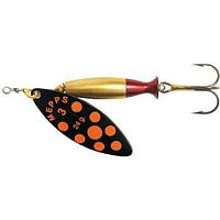 Блесна вращ. Mepps AGLIA LONG HEAVY, 1, Black/Orange