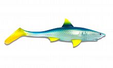 Силиконовая приманка Kanalgratis Shark Shad, цвет: Clear Blue Lemonade, (SS-CBL-08)