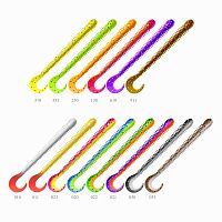 Приманка ZUB-WORM-ZANDER 108мм(4,3")-5шт, (цвет 031) карамель верх-натурал низ