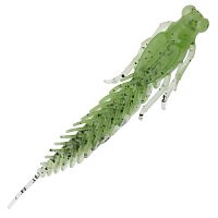 Приманка ZUB-LARVA  80мм(3,2")-5шт, (цвет 505) зеленый с блестками
