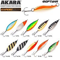 Блесна колеб. Akara Expert Фортуна 80 мм 24 гр. 15/GO