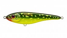 Воблер Джеркбейт Strike Pro Big Bandit Suspending, цвет: C202F Hot Pike, (EG-078#C202F)