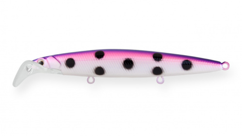 Воблер Минноу Strike Pro Scooter Minnow 110F, цвет: C457F Purple Milk UV, (EG-186F#C457F)