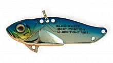 Блесна-Цикада Strike Pro Cyber Vibe 35, цвет: Blue Silver OB, (JG-005A#626E)