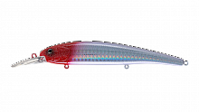 Воблер Минноу Strike Pro Hooligan Shallow 120SP, цвет: 022PPP-713 Redhead Silver, (EG-220SP#022PPP-7