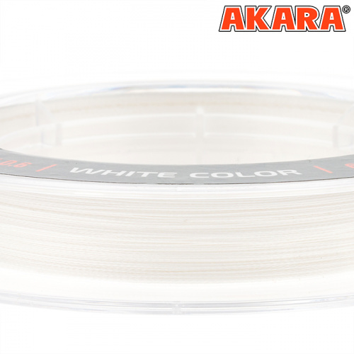 Шнур Akara Ultra Light White 100 м 0,08 фото 4