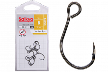 Крючки Saikyo SS075-BN IN-LINE EYE №6 (10 шт.)