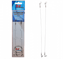 Поводок Ushiwaka Titanium Single UTS11507, 1х1, 7кг/15см, 2шт