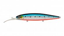 Воблер Минноу Strike Pro Bold Deep Diver 130SP, цвет: A234-SBO-LU Blue Back Silver OB Fluo, (EG-191L-SP#A234-SBO-LU)