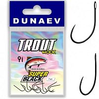 Крючок Dunaev Trout Super Black #10 (упак. 7 шт)