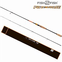 Сп. шт. уг. 2 колена Fish2Fish Fire Horse M (5-25 ) 2,7 м