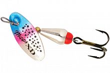 Блесна вращ. Mepps XD TRI FLUO, 3, SILVER/Rainbo