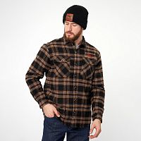 Рубашка Alaskan с мех. подкл. коричн. клетка XL