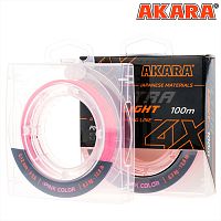 Шнур Akara Ultra Light Pink 100 м 0,12