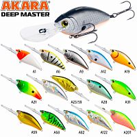 Воблер Akara Deep Master 60F 12 гр. (3/7 oz 3,5 in) A59