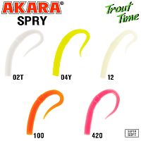 Силиконовая приманка Akara Trout Time SPRY 3.1 Shrimp 12 (10 шт.)