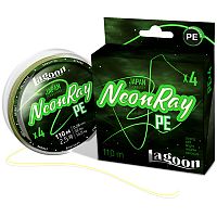 Шнур Lagoon NeonRay 110m, #0,8 fluo-yellow 0,148мм 7,2кг