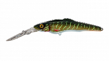 Воблер Минноу Strike Pro Challenger X Deep Diver 110L, цвет: JV012 Green Motoroil Pike UV, (EG-076DX
