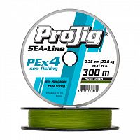 Шнур ProJig SEA Line 0,50 мм, 60,0 кг, 300 м, хаки