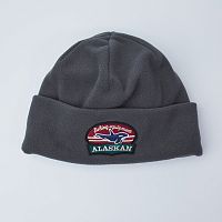 Шапка Alaskan флисовая  Black Salmon  серая (AWCBSG)
