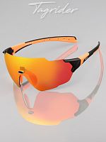 Очки поляриз.Tagrider IMN-021-45 Gold Red Mirror