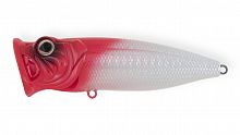 Воблер Поппер Strike Pro Pike Pop 70, цвет: 022PPP-713 Redhead Silver, (SH-002C#022PPP-713)