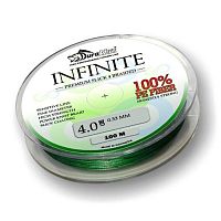 Шнур DuraKing INFINITE 4X , 150м, тёмно-зелёный #3, 0,28мм, 43lbs