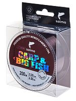 Леска моно. Salmo Diamond CARP & BIG FISH FLUORO COATED Dark Brown 200/028