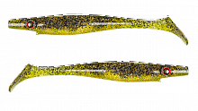 Силиконовая приманка Strike Pro Pig Shad Jr, цвет: Gold Flash, (уп./2шт.), (SP-172C#136)