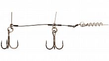 Оснастка для силикона CWC Titanium Stinger, 75lb/34кг Giant Tandem №3/0 - 1шт.