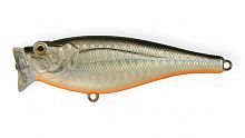 Воблер Поппер Strike Pro Sea Monster 80, цвет: A70-713 Black Silver OB, (SH-002A#A70-713)