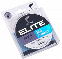 Шнур плетёный Salmo Elite х4 BRAID Dark Gray 125/020