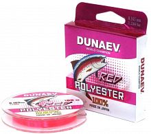 Леска Dunaev Polyester RED 0.185мм 100м