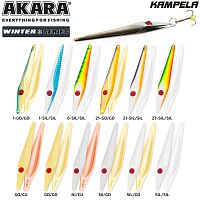 Блесна зим. Akara Ice Kampela 75 9 гр. 1-Sil/Sil