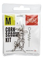 Спирали LJ Pro Series CORKSCROW KIT M для крепл. силикон. приманок 7шт.