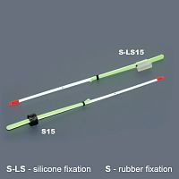 Кивок лавсановый двойной на силиконе NOD S-LS15 (120 мм, жёсткость 0,35)