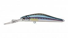 Воблер Минноу Strike Pro Inquisitor MDR 80SP, цвет: A210-713-RP Rainbow Ghost Wakasagi, (EG-193AL-SP