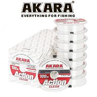 Леска Akara Action Clear 100 м 0,30 прозрачная