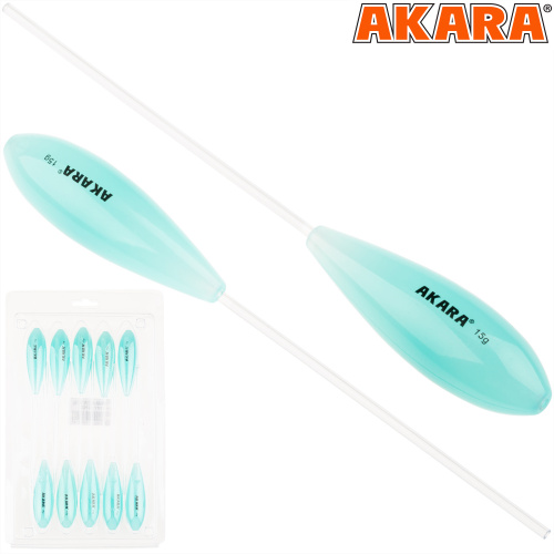 Сбирулино (бомбарда) Akara AZ22700 плавающ. голубой 15 гр.