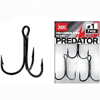 Крючки-тройники Lucky John PREDATOR сер. LJH234 разм.010 8 шт.