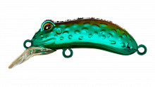 Воблер Крэнк Strike Pro Warted Toad 45, цвет: 977E Green Oil Beetle, (EG-097A#977E)