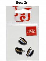 Груз-головки разборные Lucky John CLOVE SMALL 02.0г 3шт