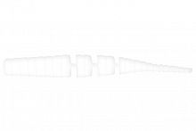 Мягк.приманки LureMax STITCH STICK 2,5''/6см, LSSS25-015 White (10 шт.)