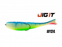 Поролоновая Рыбка Незацеп Jig It Пакет 5 шт 85 мм Цвет 124